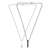 Minimalist Vertical Bar Necklace - Unisex