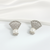 Celeste Shell Sparkle Earrings