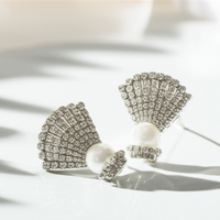 Celeste Shell Sparkle Earrings