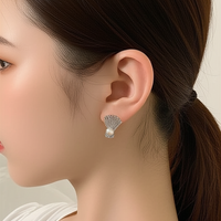 Celeste Shell Sparkle Earrings