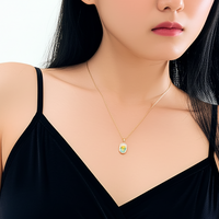 Vintage Floral Pendant Necklace