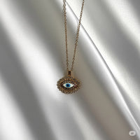 Evil Eye Sleek Necklace