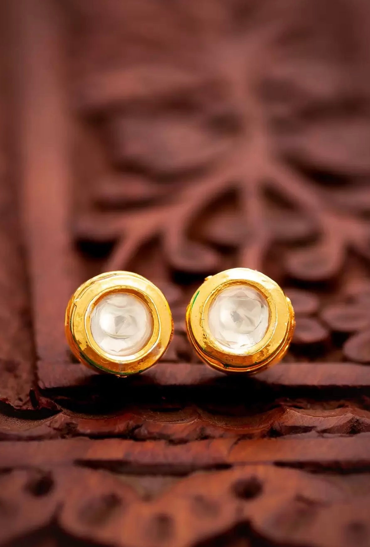 Noorira Kundan Stud Earrings