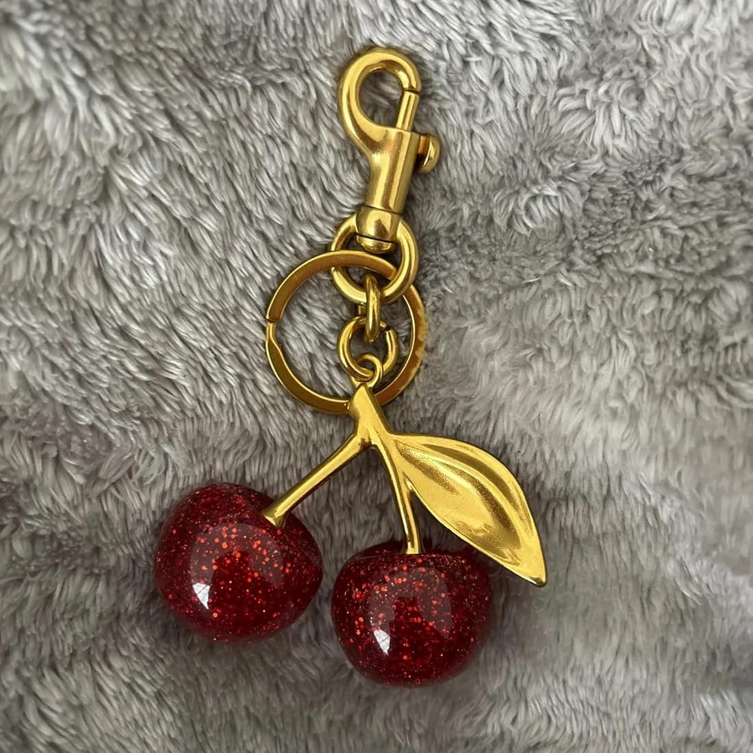 Cherry Coach Keychain