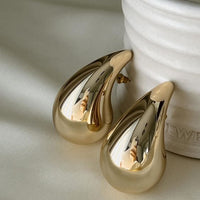 Gilded Tear Drops Earrings