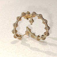 Ziggle Hoop Earrings
