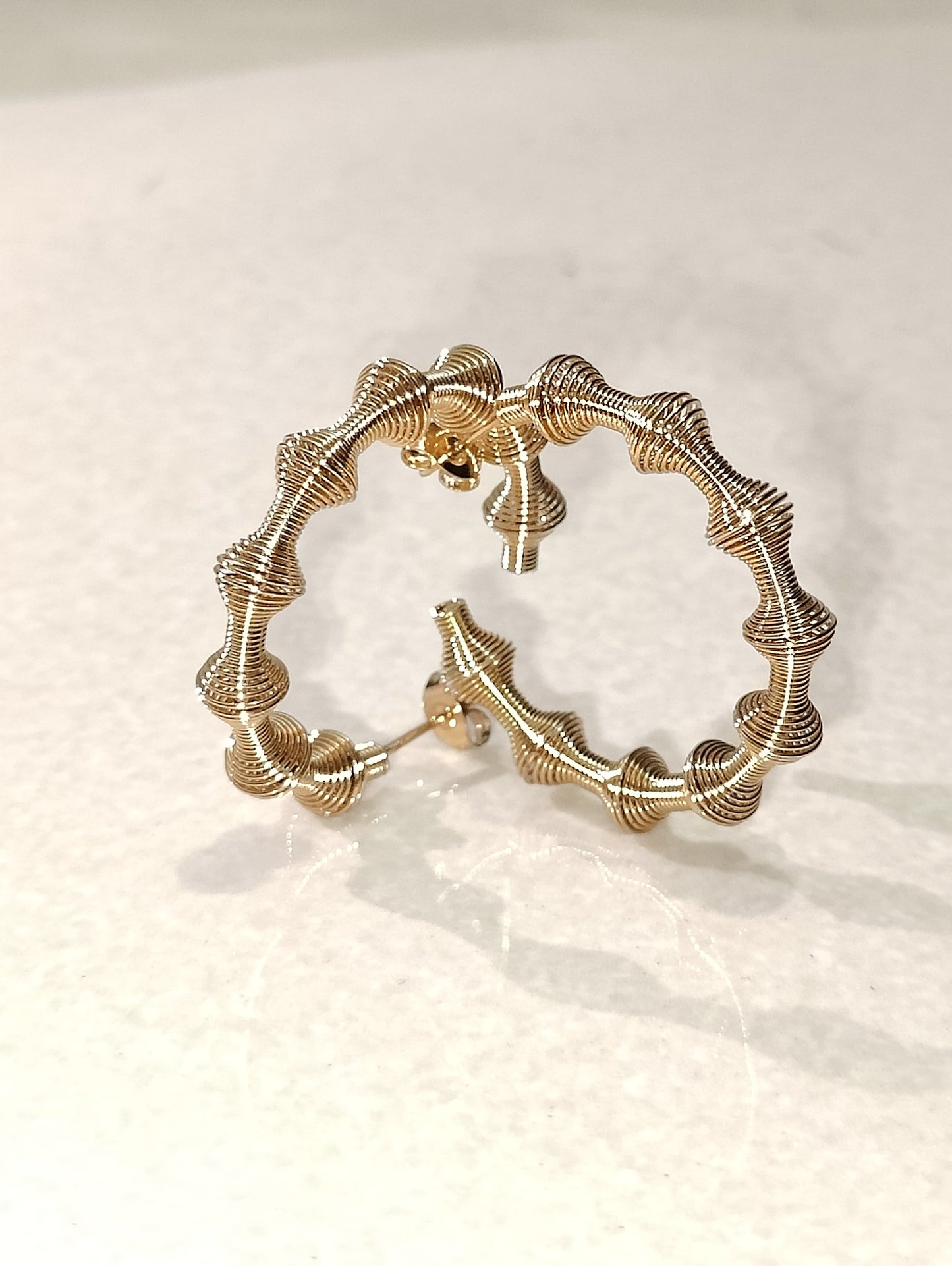 Ziggle Hoop Earrings