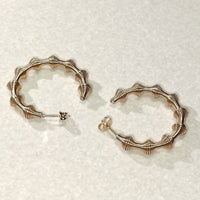 Ziggle Hoop Earrings