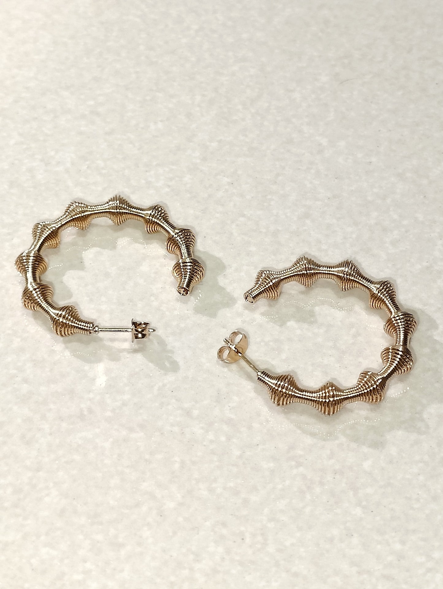 Ziggle Hoop Earrings