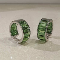 Green Glint Grace Earrings