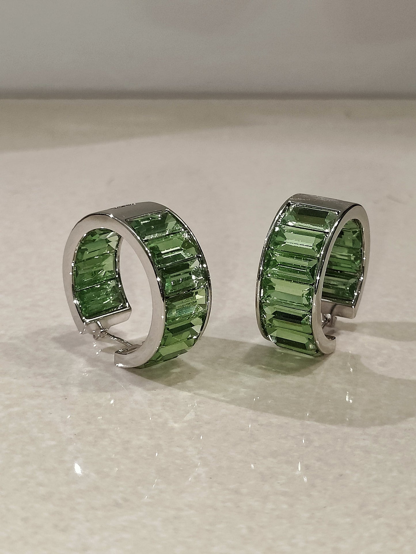 Green Glint Grace Earrings