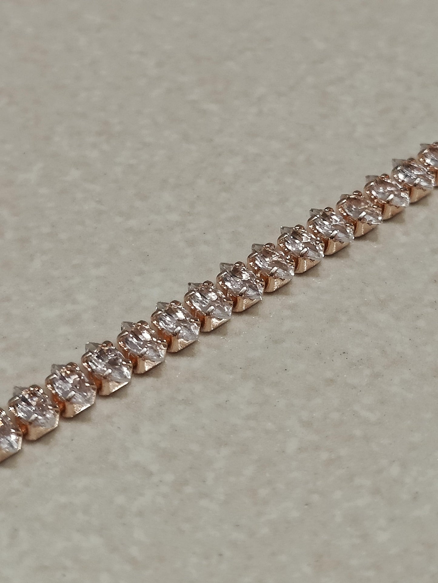 Blush Radiance Tennis Bracelet