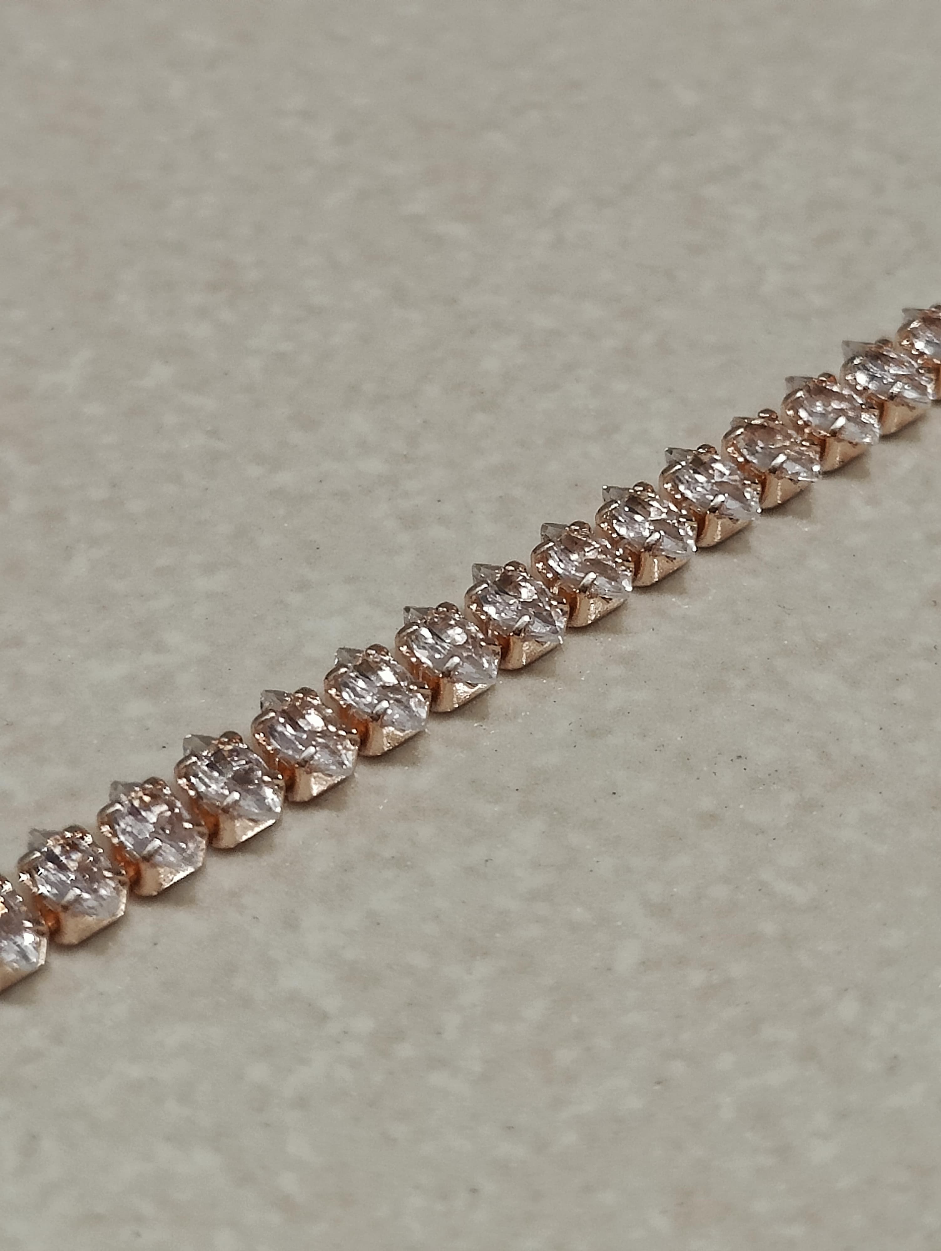 Blush Radiance Tennis Bracelet