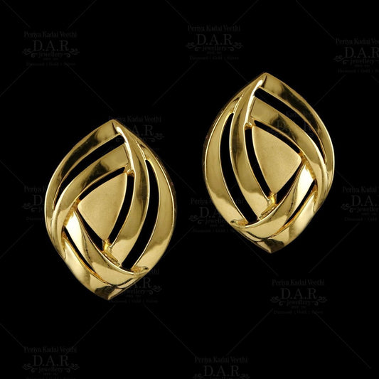 Gold Flare Earrings